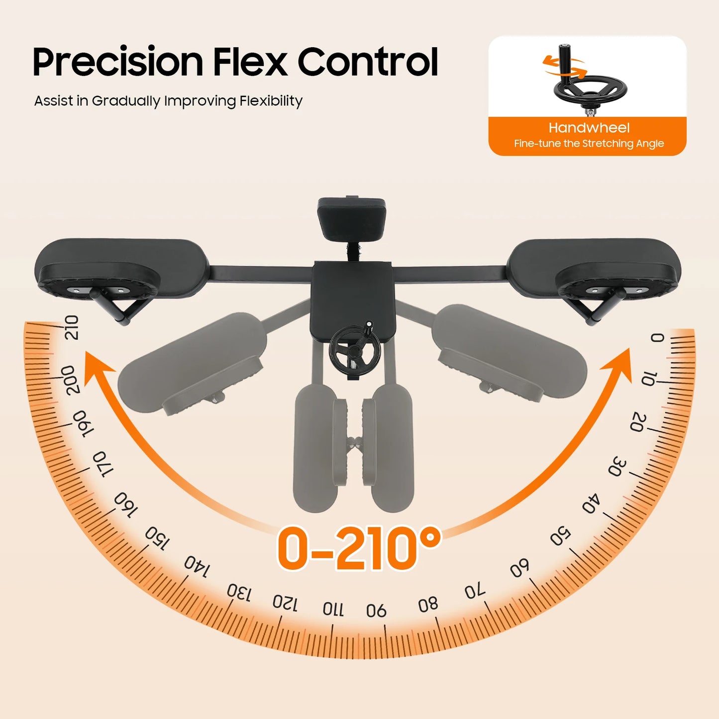 Leg Stretcher Heavy Duty 220lbs Capacity for Flexibility Training