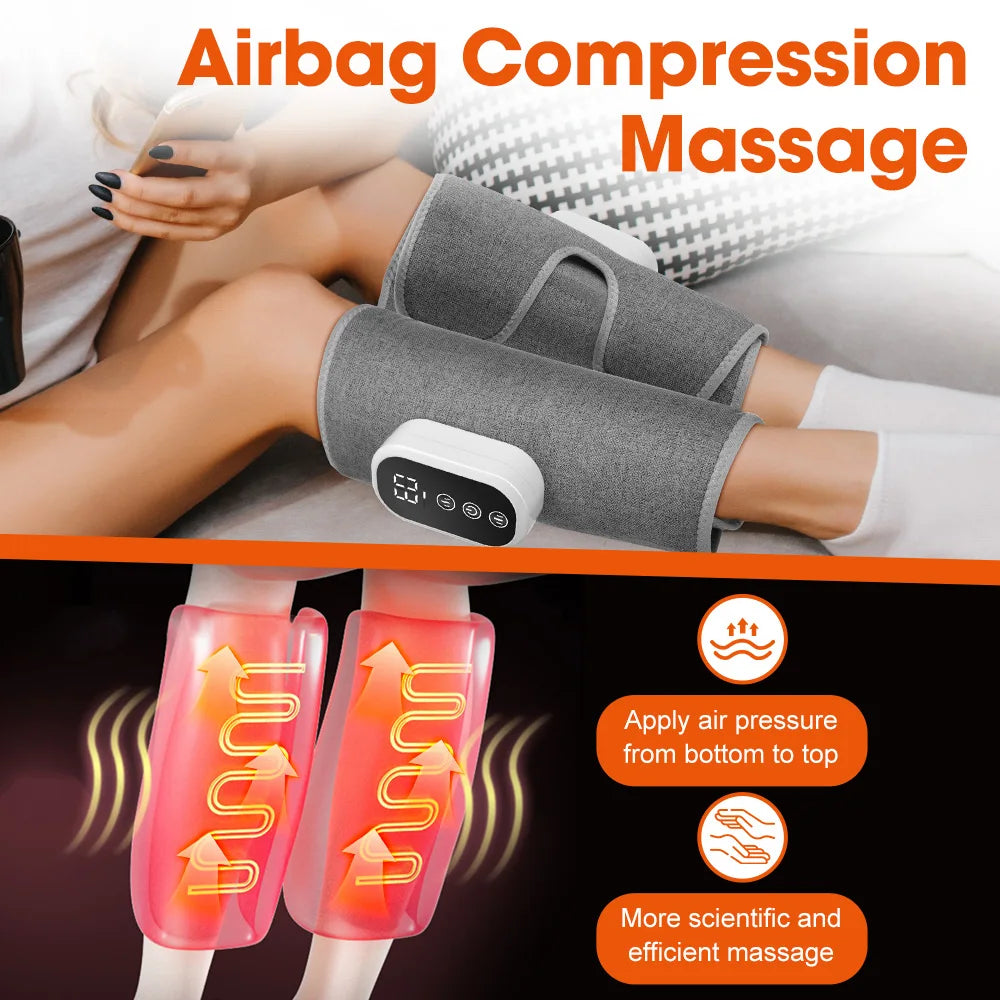 PASTSKY 360 Degree Air Pressure Calf Massager With Heating And 3 Modes