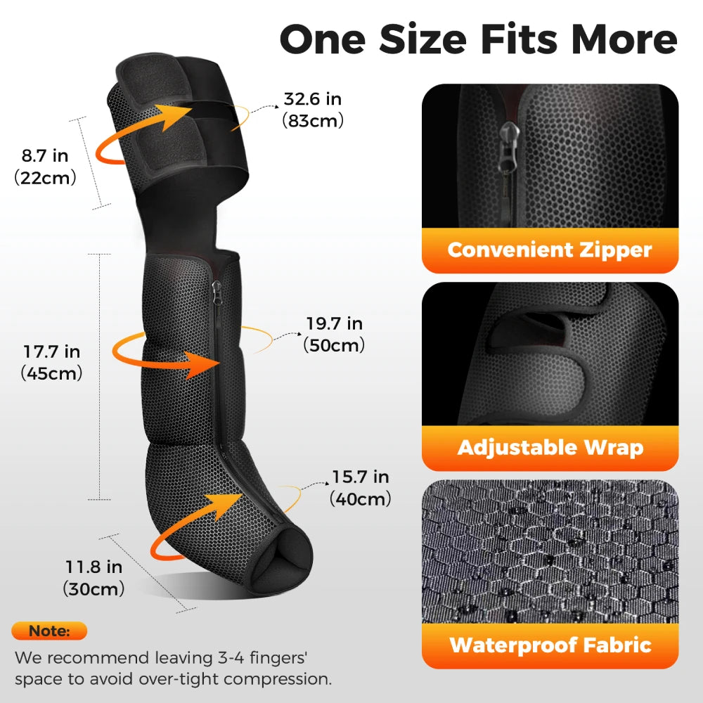 Nekteck Leg Compression Massager With Heat And Air Boots
