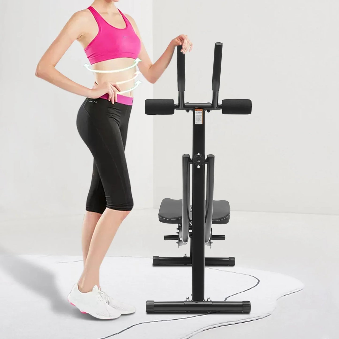Ab Workout Equipment for Home Gym with Adjustable Levels