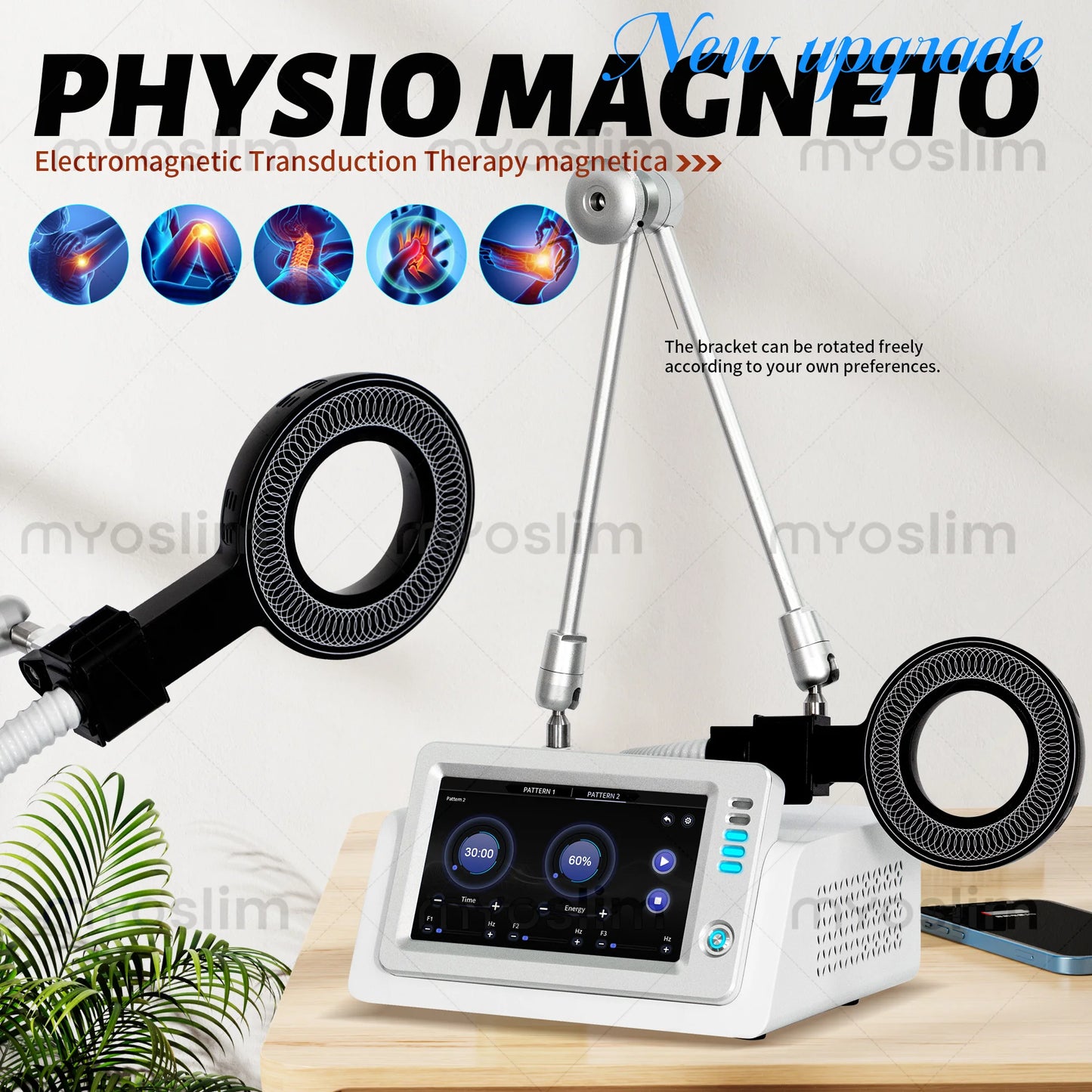 MYOSLIM Noninvasive Pulsed Magnetic Device For Joint Health