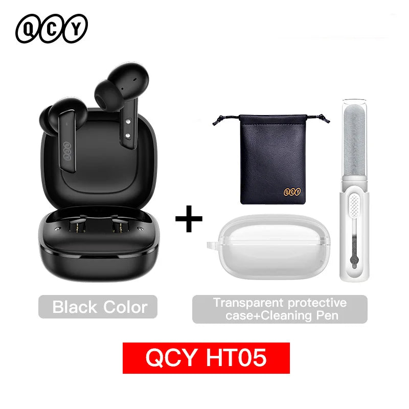 QCY HT05 ANC Wireless Earphones With 40dB Noise Cancellation