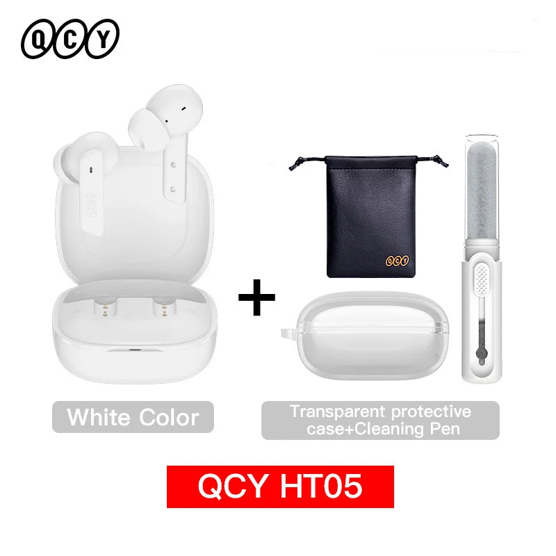 QCY HT05 ANC Wireless Earphones With 40dB Noise Cancellation