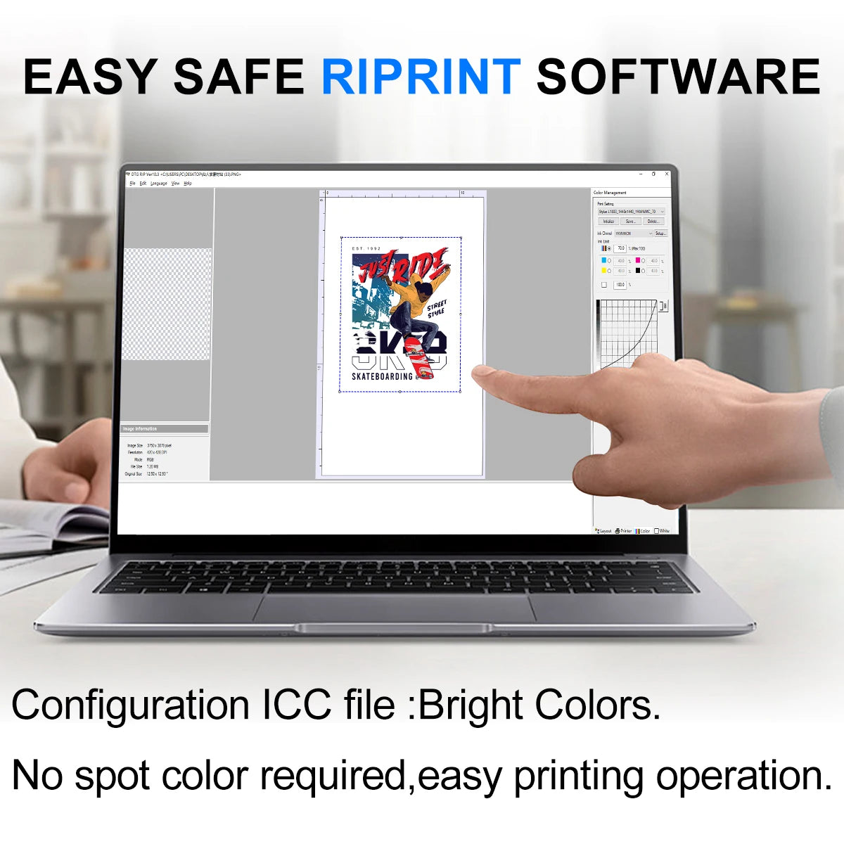 Miflame A3 Plus XP600 DTF Printer Direct To Film For Garments