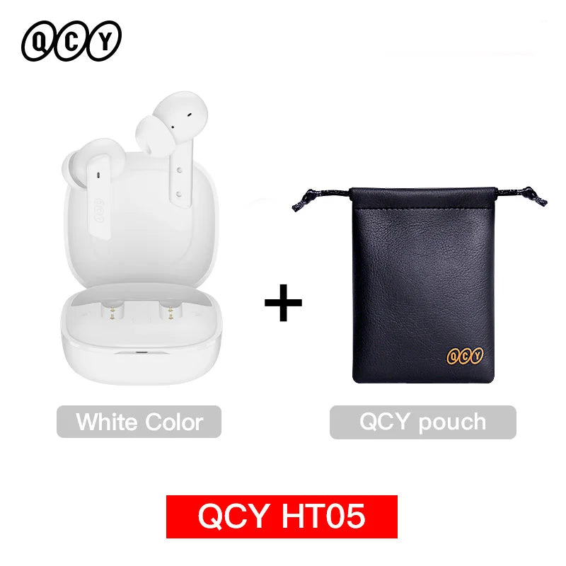 QCY HT05 ANC Wireless Earphones With 40dB Noise Cancellation