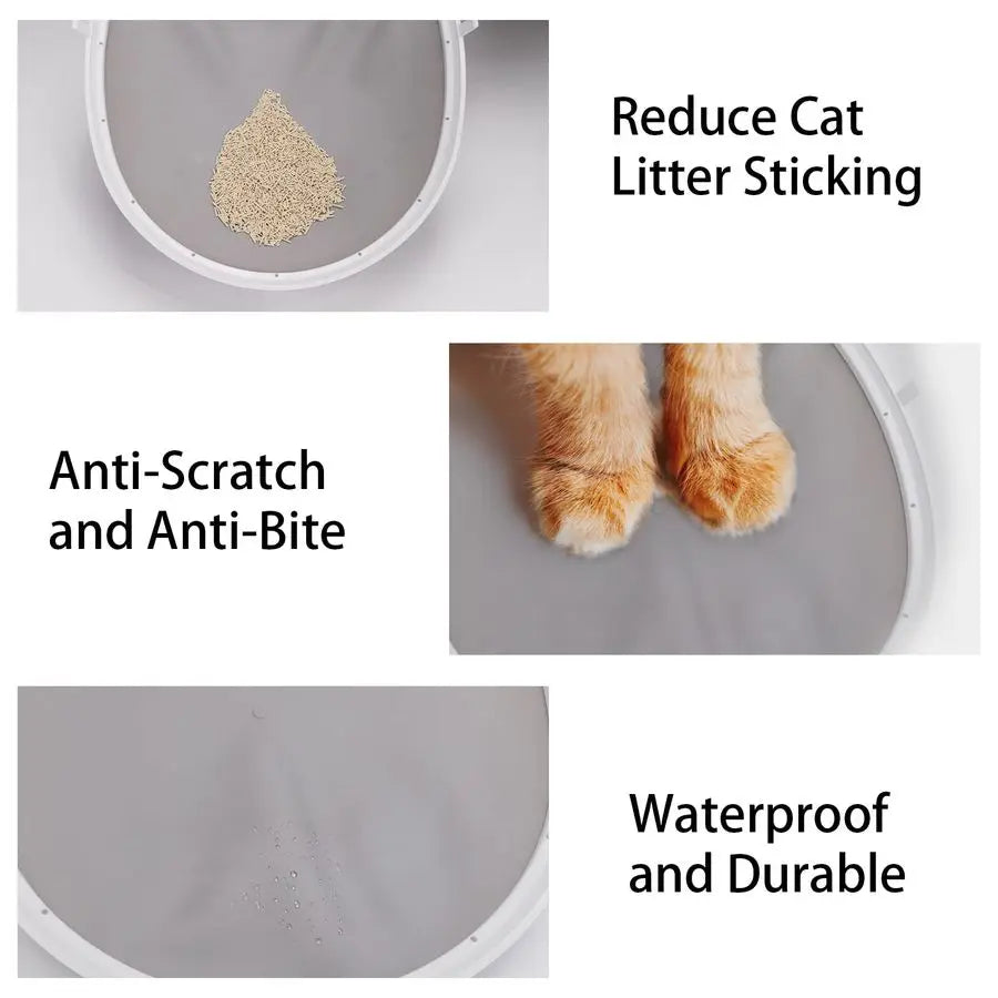 XMSJ Silicone Litter Mat Replacement For Automatic Cat Litter Box