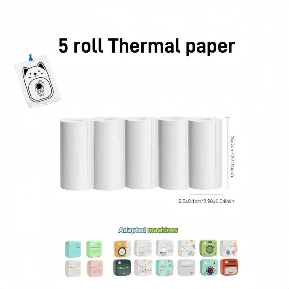 DOLEW Thermal Sticker Paper Roll For Mini Label Makers