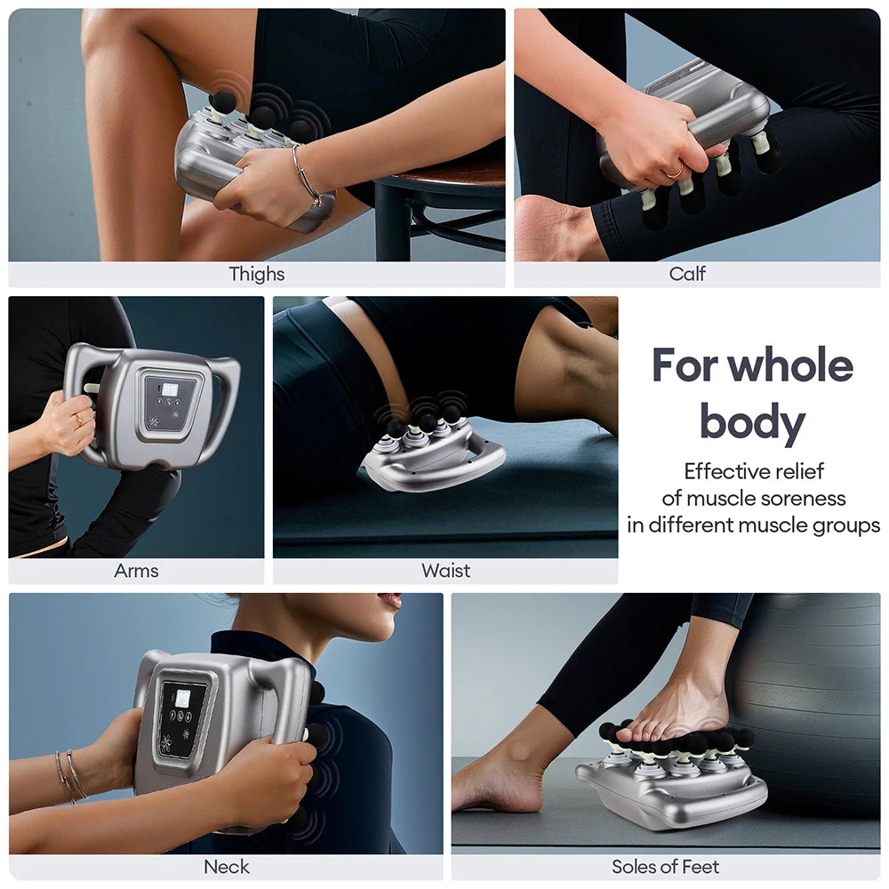 Foreverlily 24 Head Fascia Gun 9 Modes Body Massager