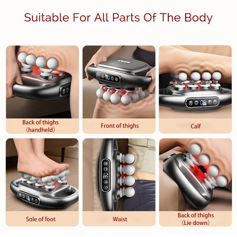 Foreverlily 16 Head Fascia Gun High Frequency Massager