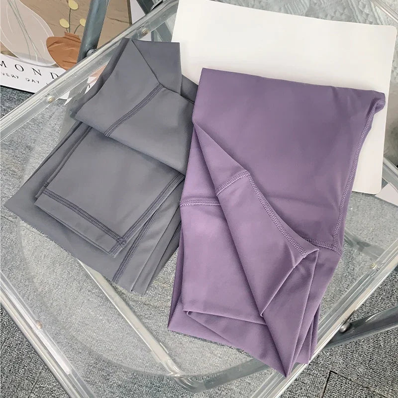 ZHUMU GYMCN Yoga Leggings High Waist Breathable Quick Dry