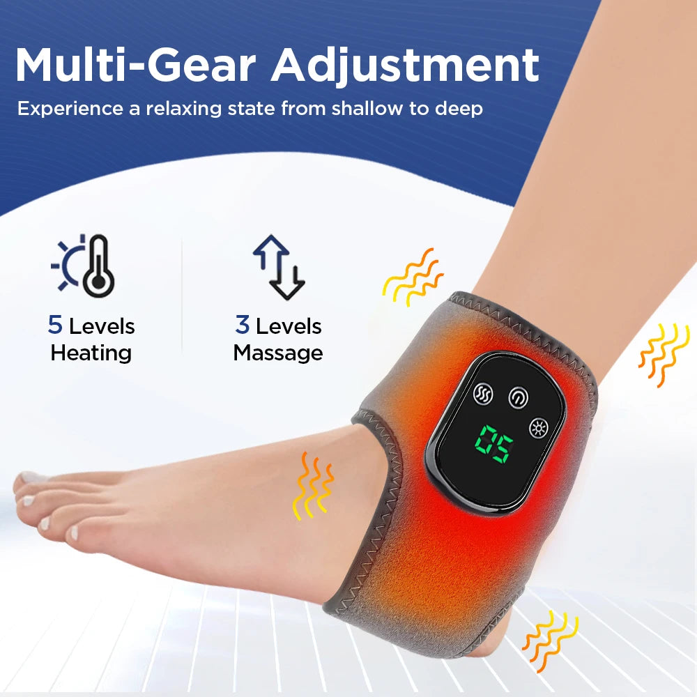 Hailicare Cordless Foot Ankle Massager With Heat And Vibration