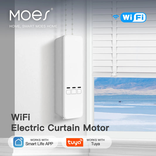 MOES Tuya WiFi Smart Motorized Chain Roller Blinds Remote Kit