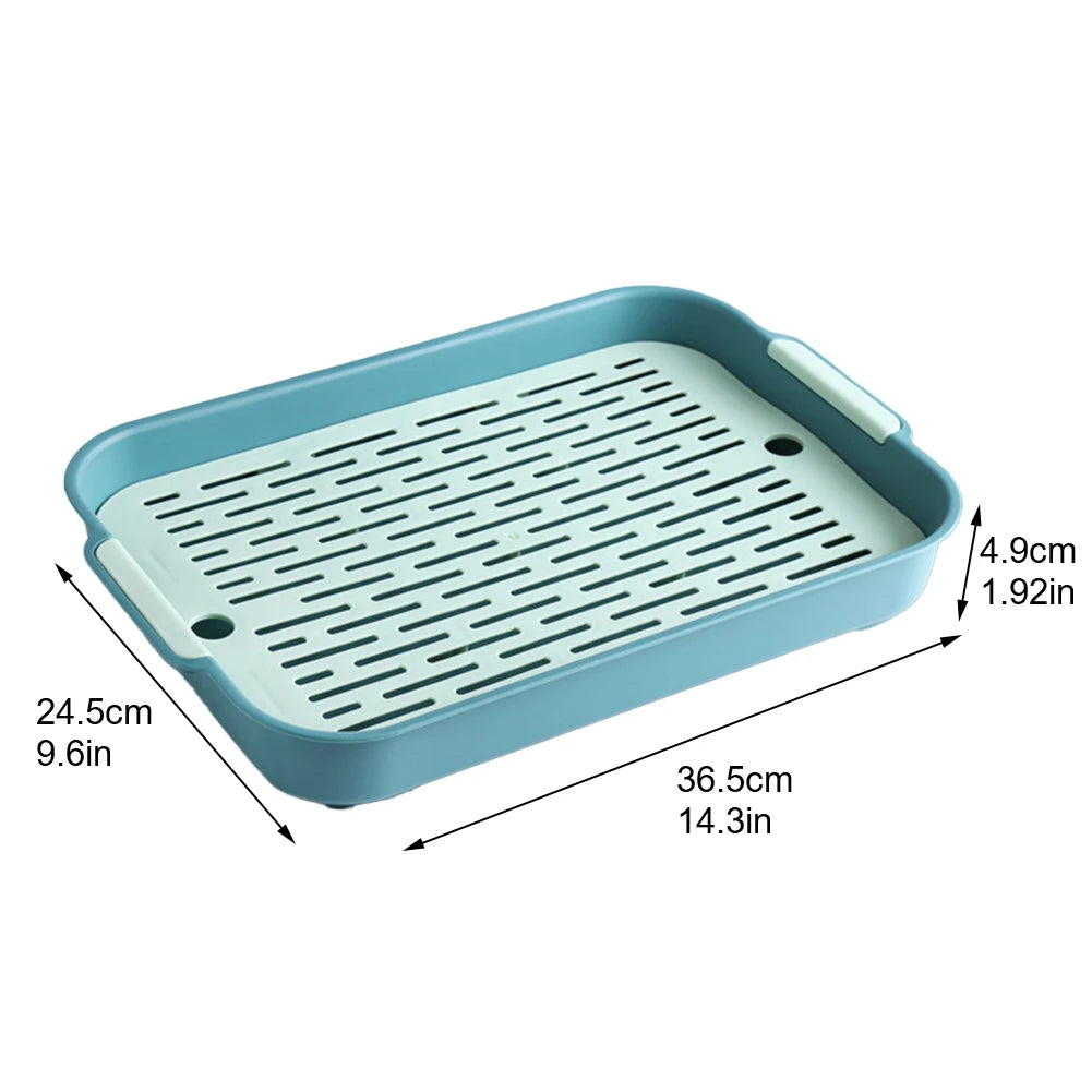 Rabbit Litter Box For Small Pets Durable Plastic Corner Tray