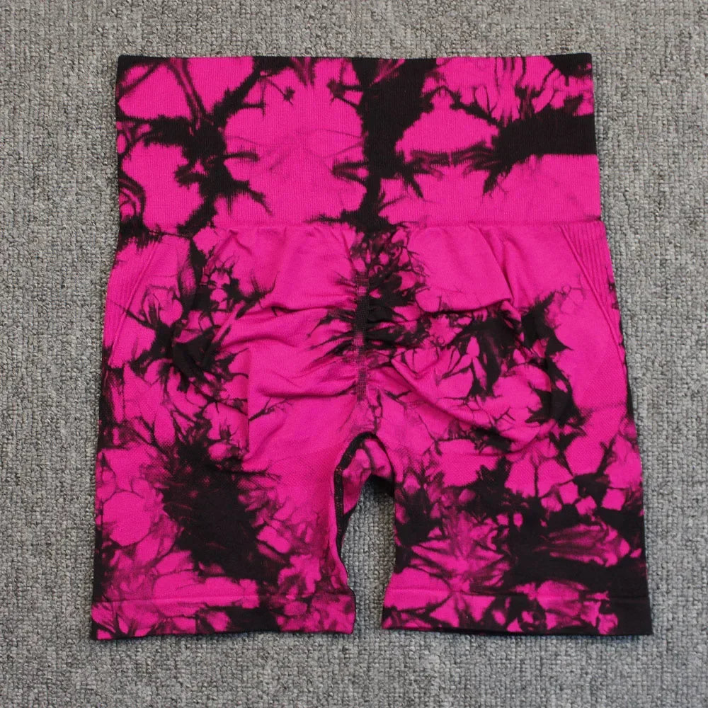 Women Yoga Shorts High Elastic Gym Shorts Push Up Sports Running