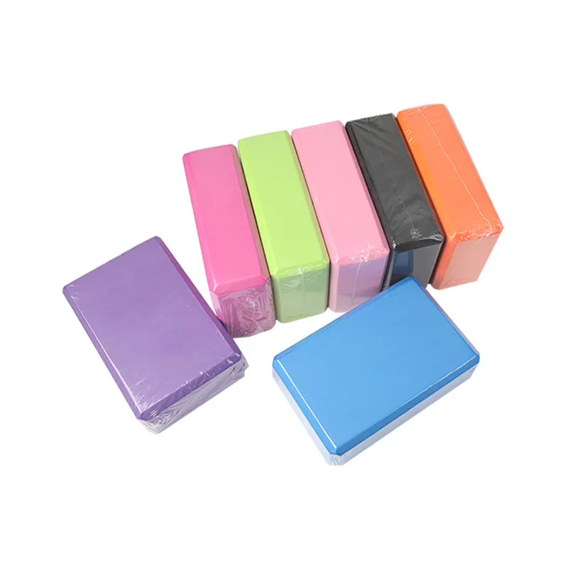 Yoga Blocks Foam Brick Set for Fitness and Stretching