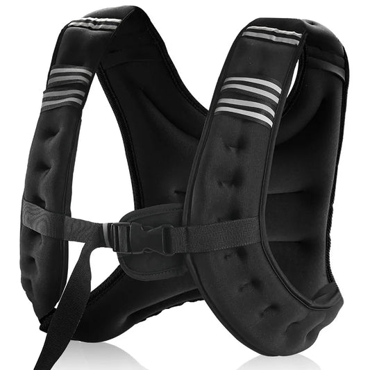 Reflective Stripe Weight Vest for Workout, Running and Fitness Training