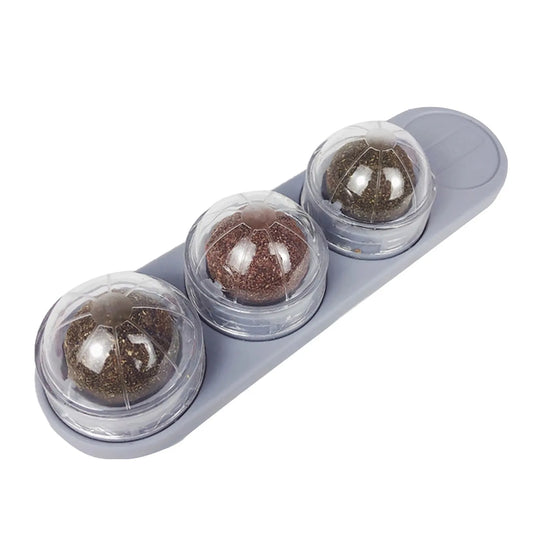 Catnip Rotating Interactive Teething Toy For Cats Play