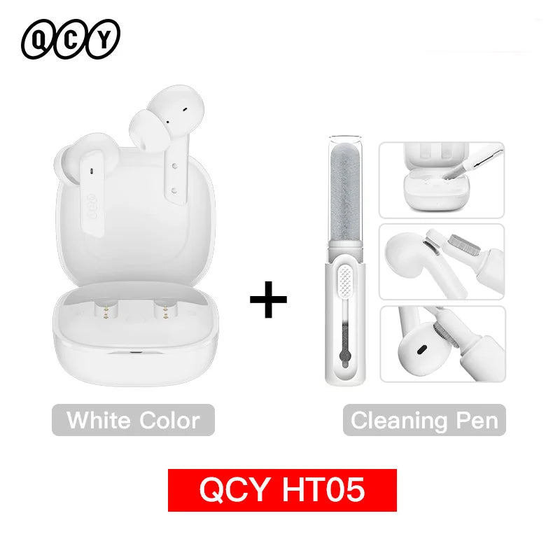 QCY HT05 ANC Wireless Earphones With 40dB Noise Cancellation