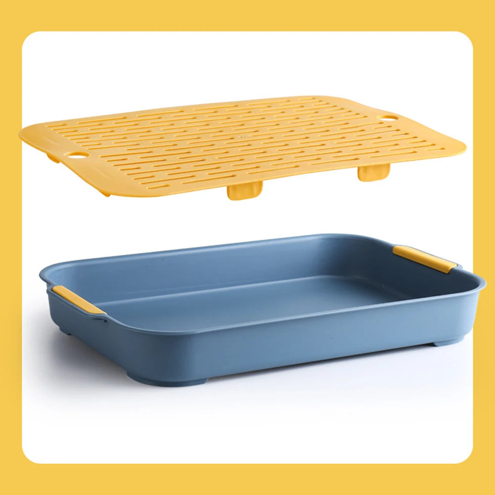 Rabbit Litter Box For Small Pets Durable Plastic Corner Tray