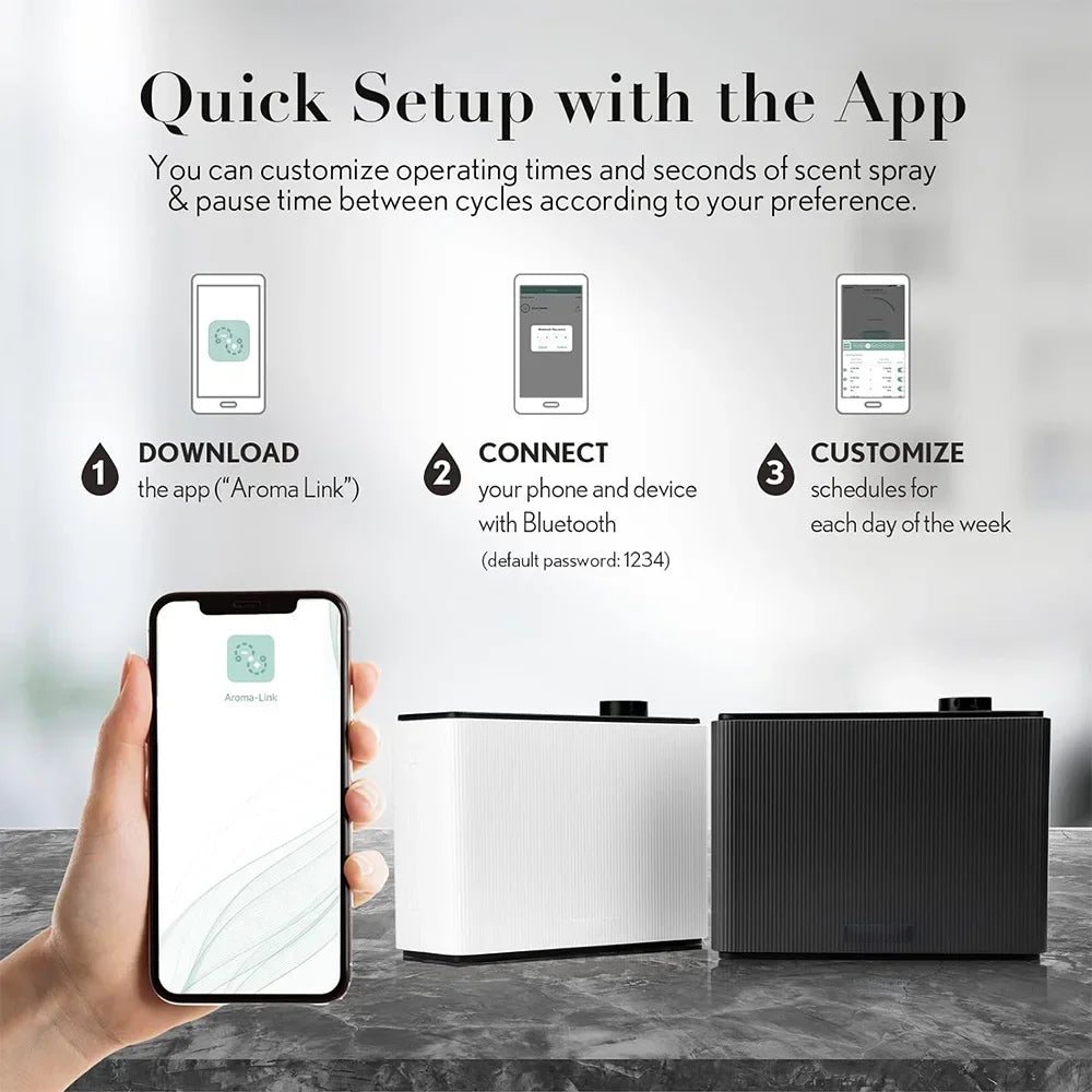 NAMSTE Fragrance Diffuser Smart Timing Scent Air Machine For Home