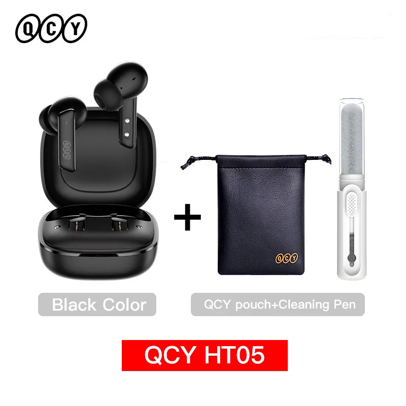 QCY HT05 ANC Wireless Earphones With 40dB Noise Cancellation
