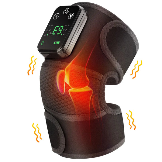Electric Heating Knee Massager | Vibration Therapy for Joint Warmth & Active Recovery