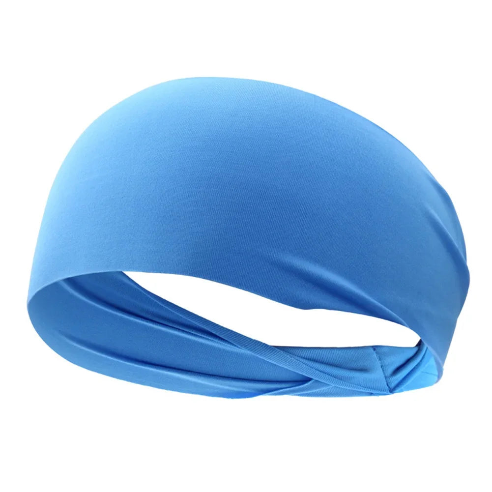 Unisex Polyester Sports Headband Sweatband for Running Workout