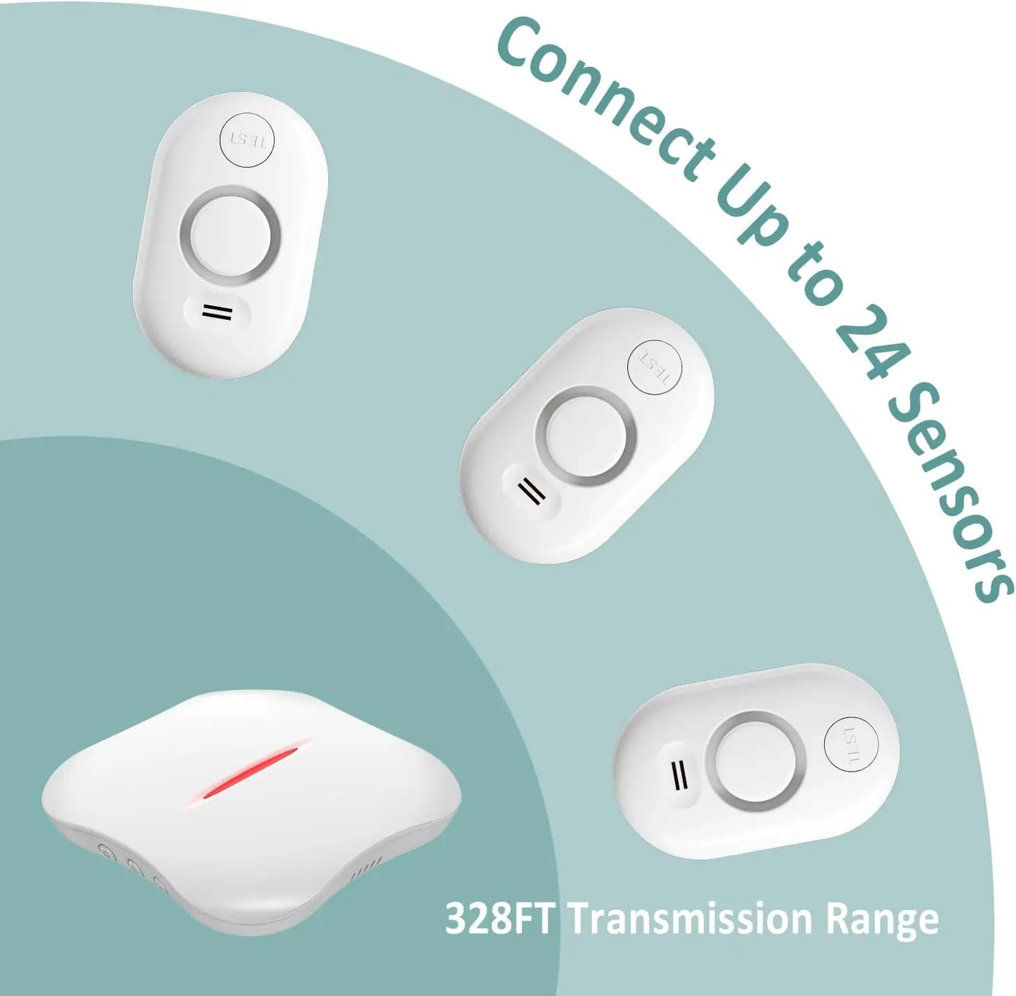 Smart WiFi Water Leak Detector With App Alerts