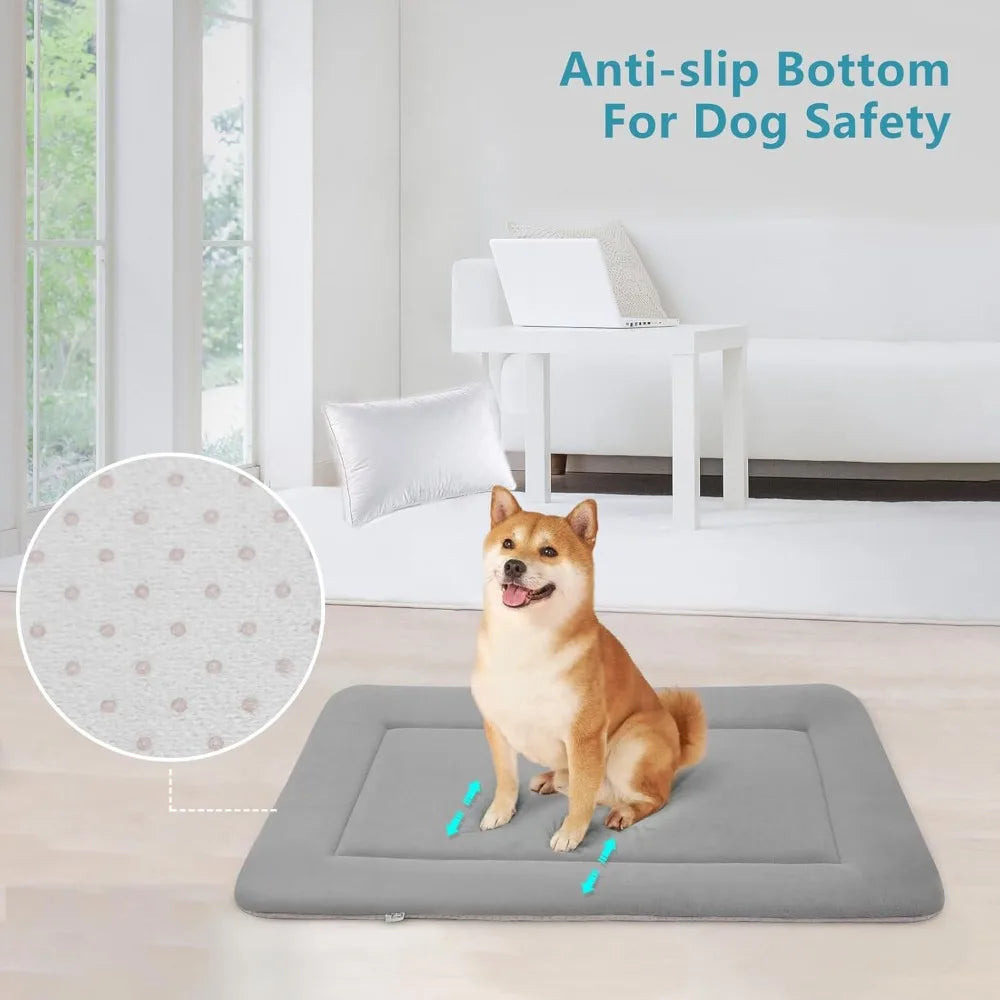 Dafify Soft Dog Bed with Non-Slip Bottom Machine Washable