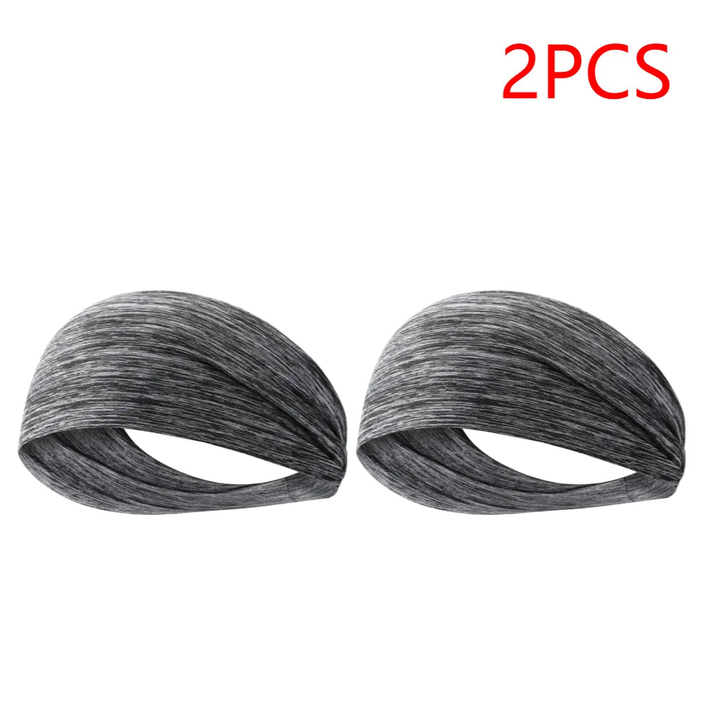 APWIKOGER Elastic Sports Headband For Men And Women SweatWicking