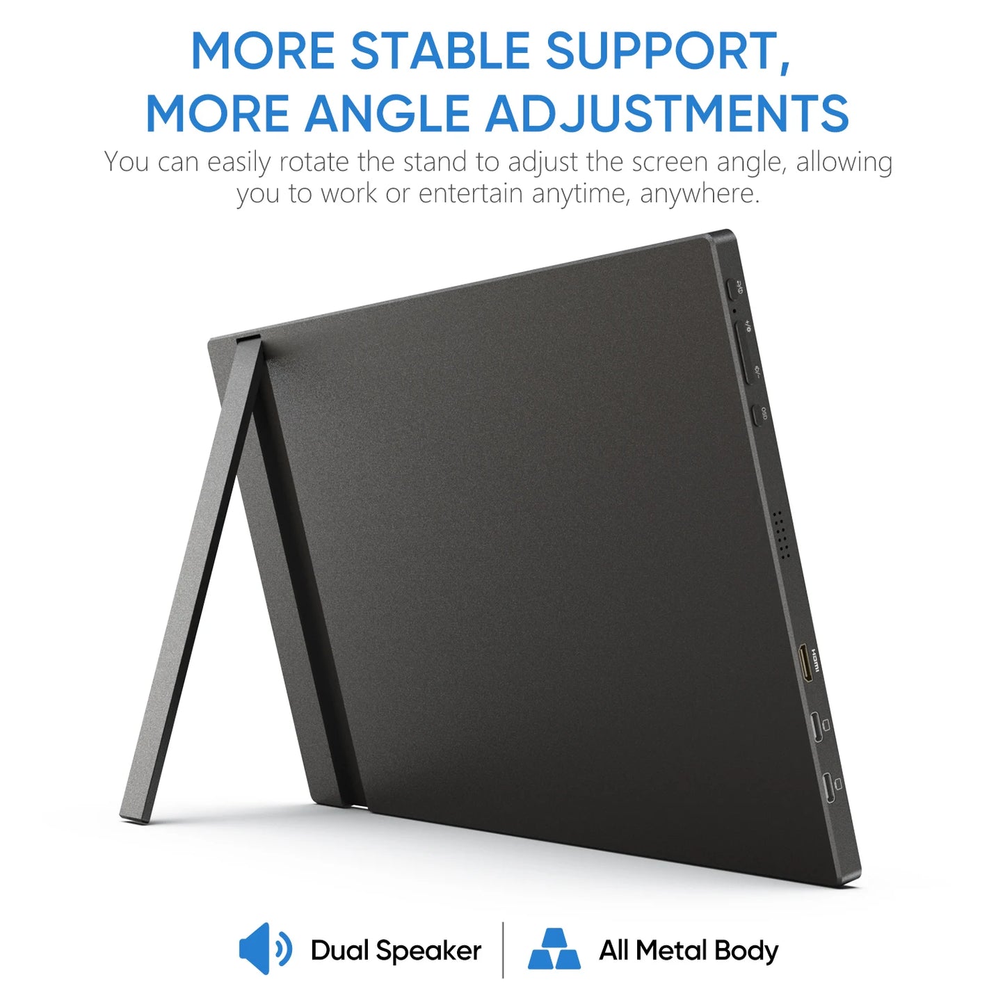 Arzopa Portable Monitor FHD IPS USB-C Mini HDMI Second Screen