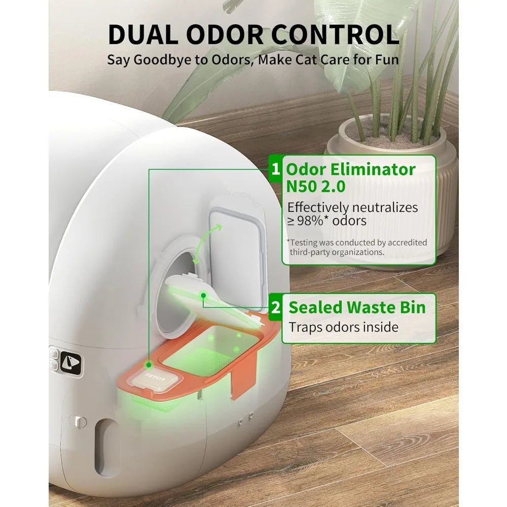 PuraMax 2 Automatic Self Cleaning Cat Litter Box With App Control